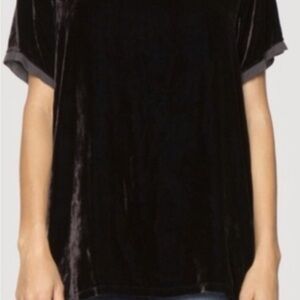 Johnny Was Black Velvet Top